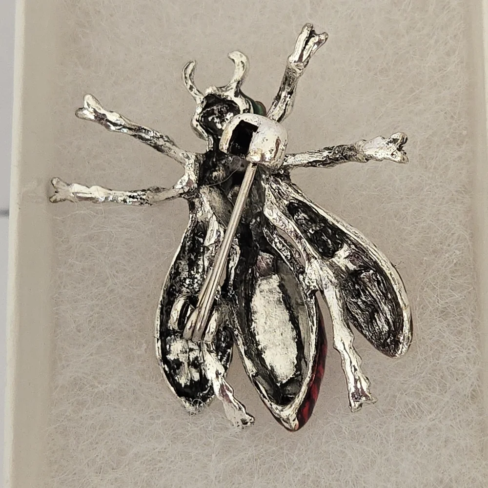 Colorful Bee Brooch - Picture 2 of 2